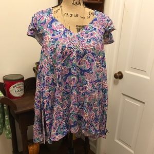 Matilda Jane Women’s Paisley short sleeve Tunic